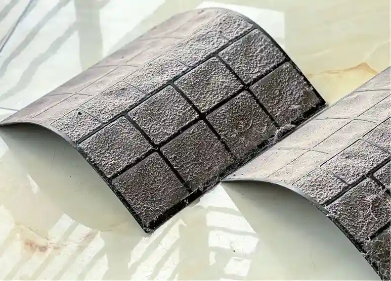 Dirty HVAC air filter covered in dust and debris reducing indoor air quality